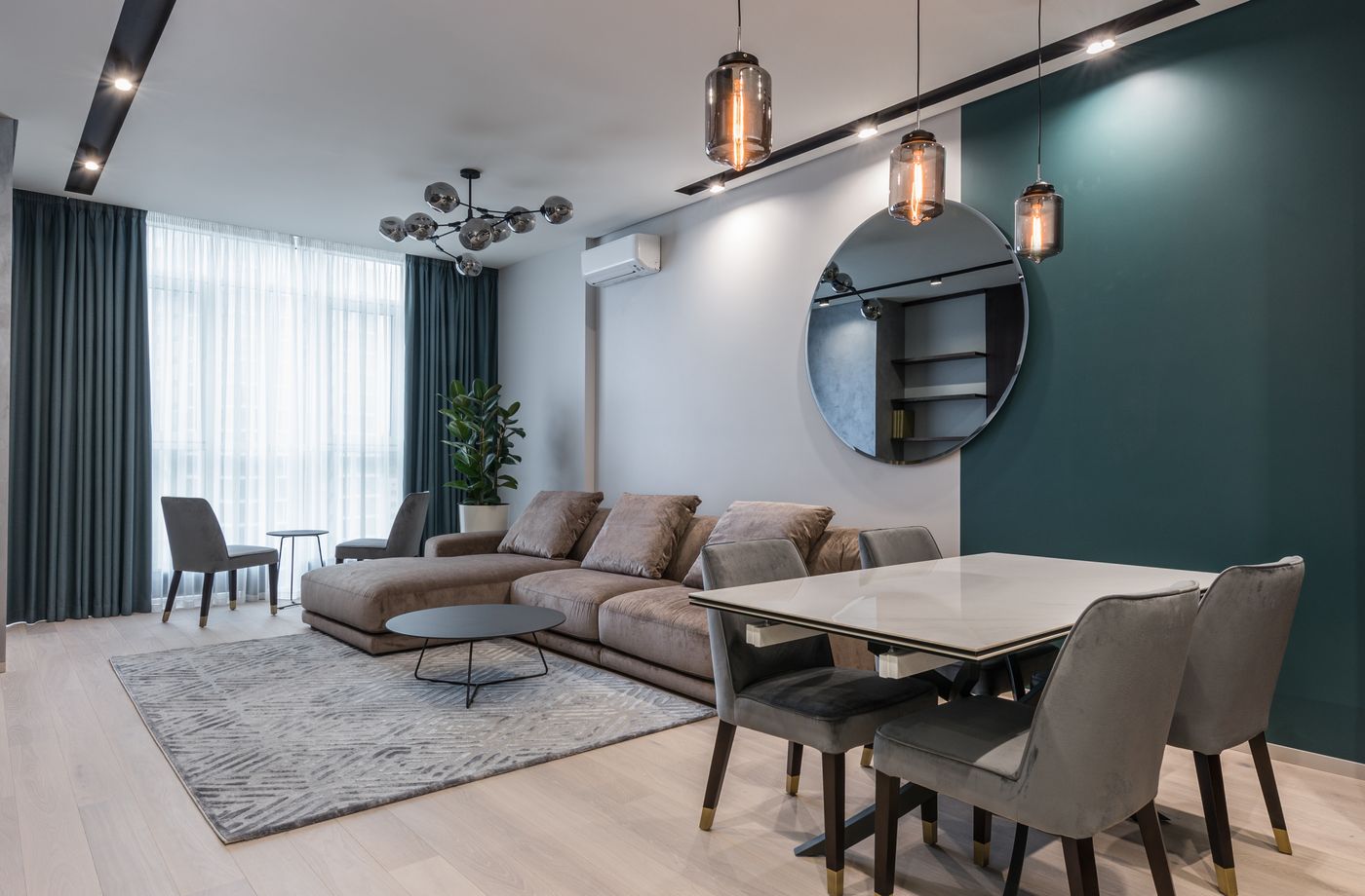 Modern residential apartment interior
